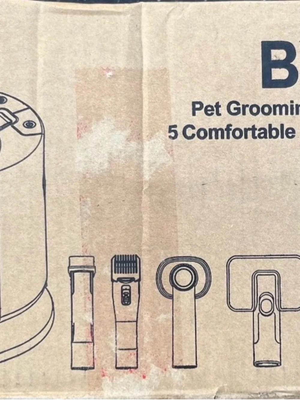Pet Grooming Vacuum & Tool Set